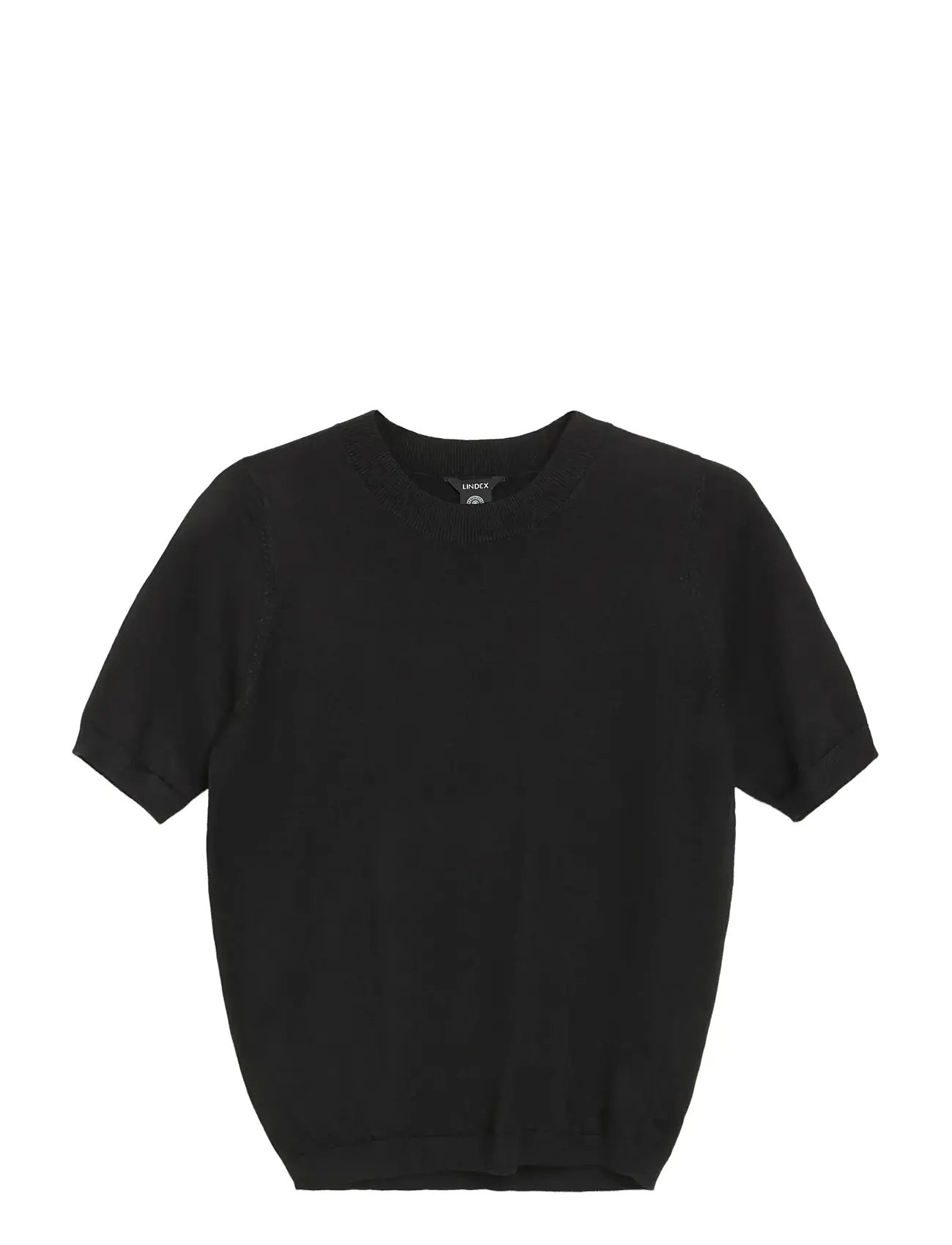 LINDEX Fine-Knit Oberteil Schwarz - L - Damen