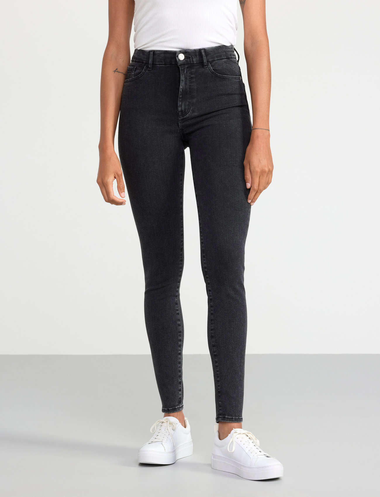 Lindex Denim Trousers Clara Black 