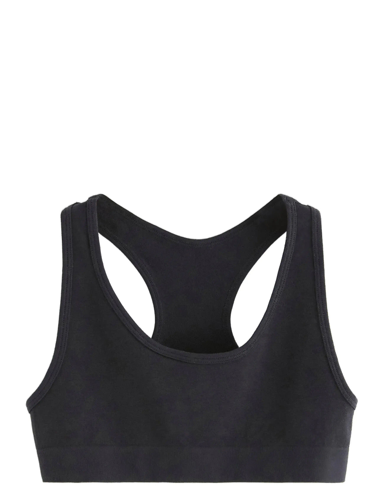 LINDEX Oberteil Seamless Basic Schwarz - 128 - Kinder