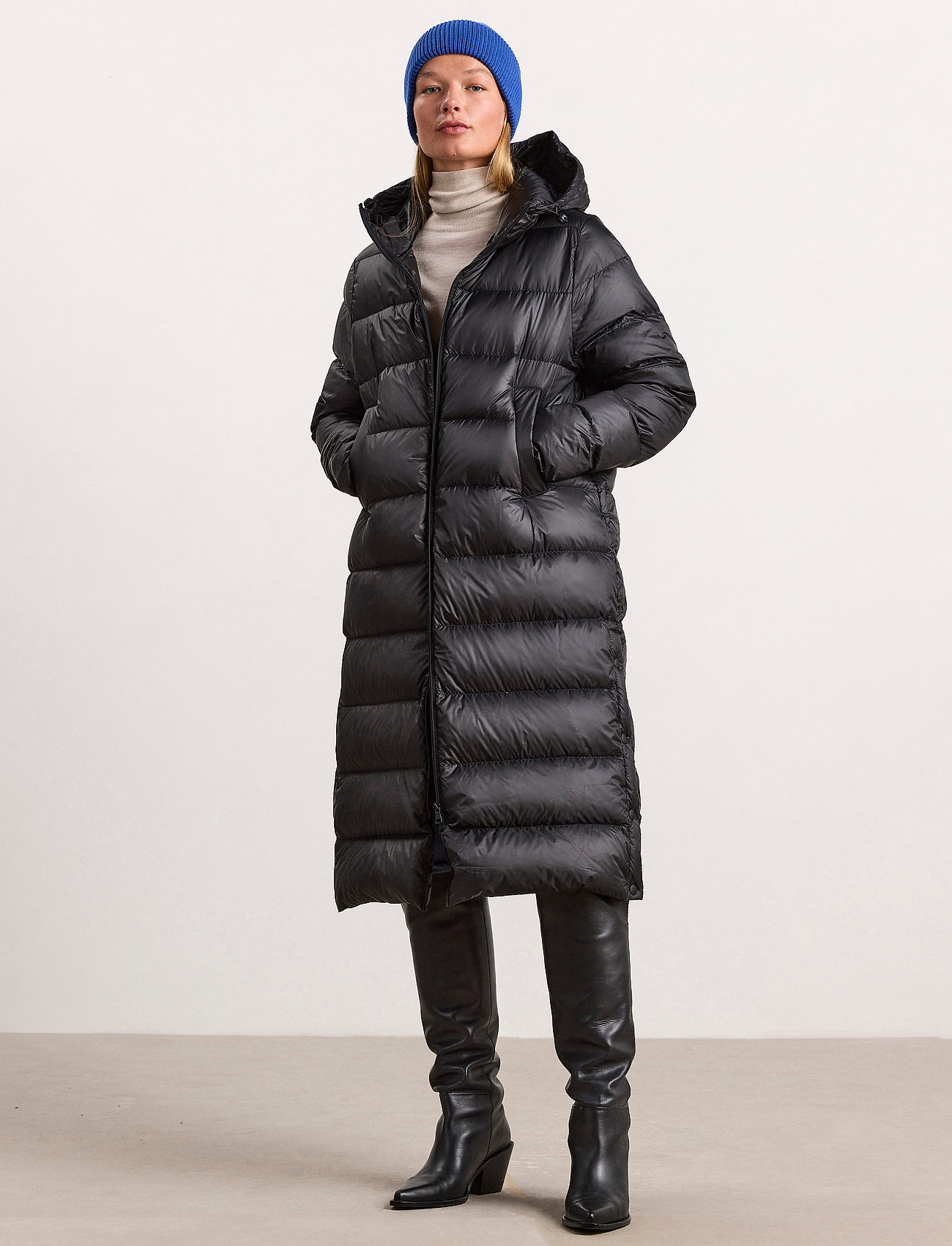 Lindex - Coat Eve - winter coats - black - 0