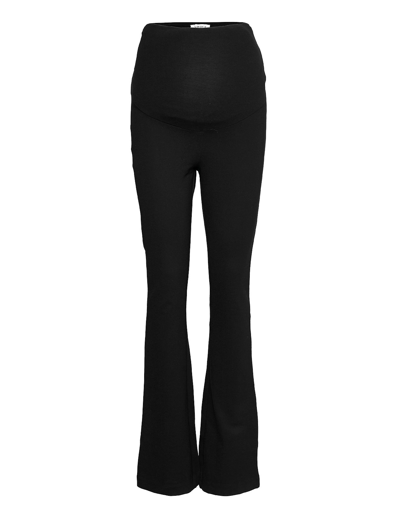 Lindex Trouser Mom Beatrix, L, Black, Bukser > Flared, Dame