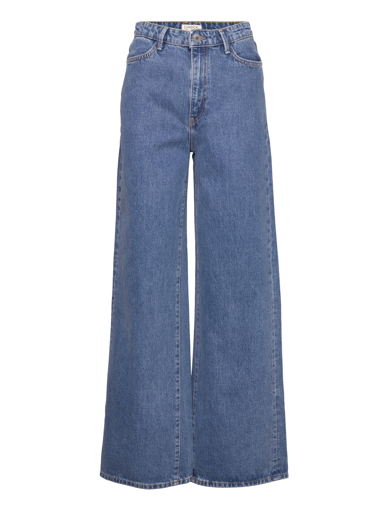 LINDEX Wide Jackie Jeans With Extra Wide Bein Blau - 36 - Damen