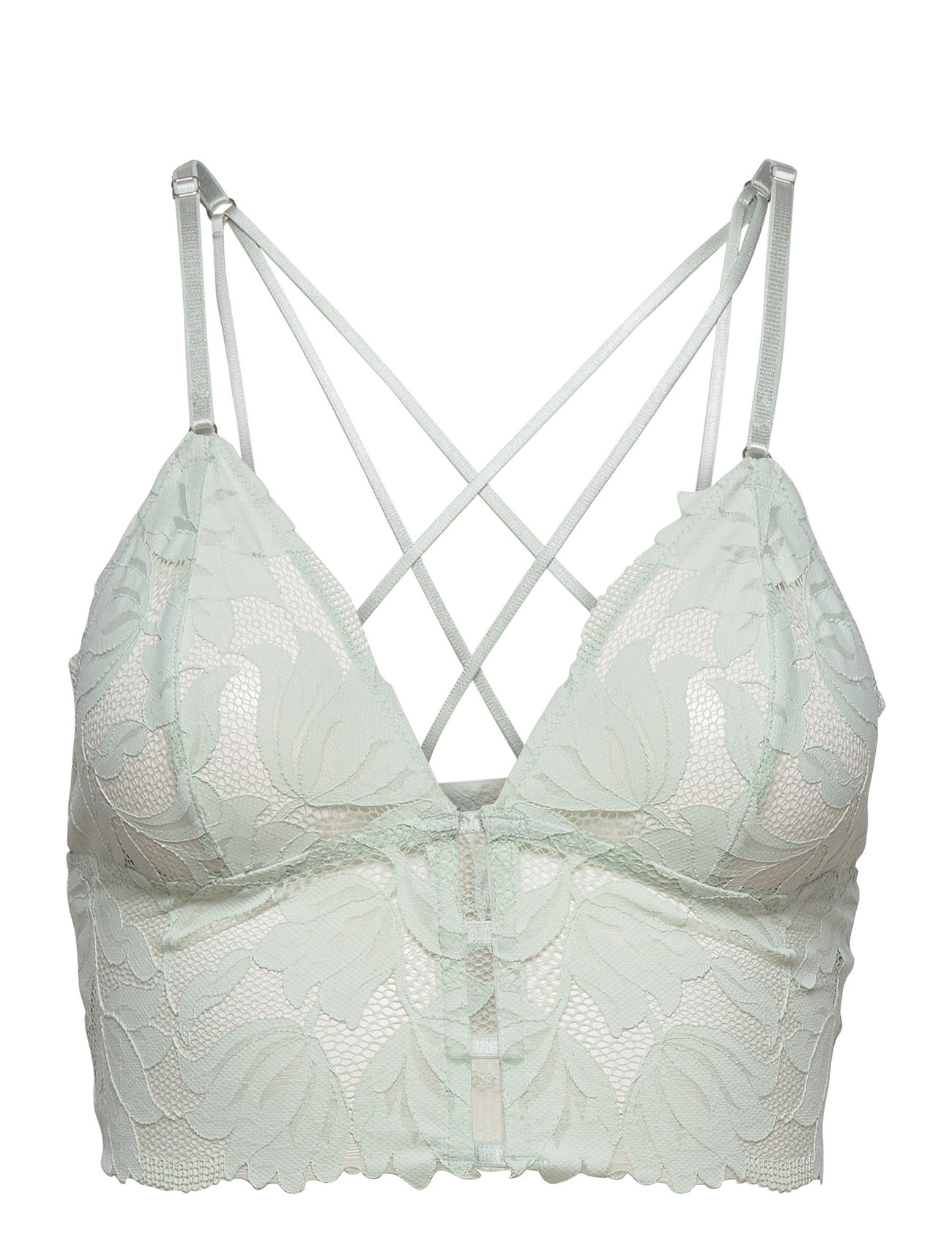 Bra Flora Lace Bralette Blue Lindex