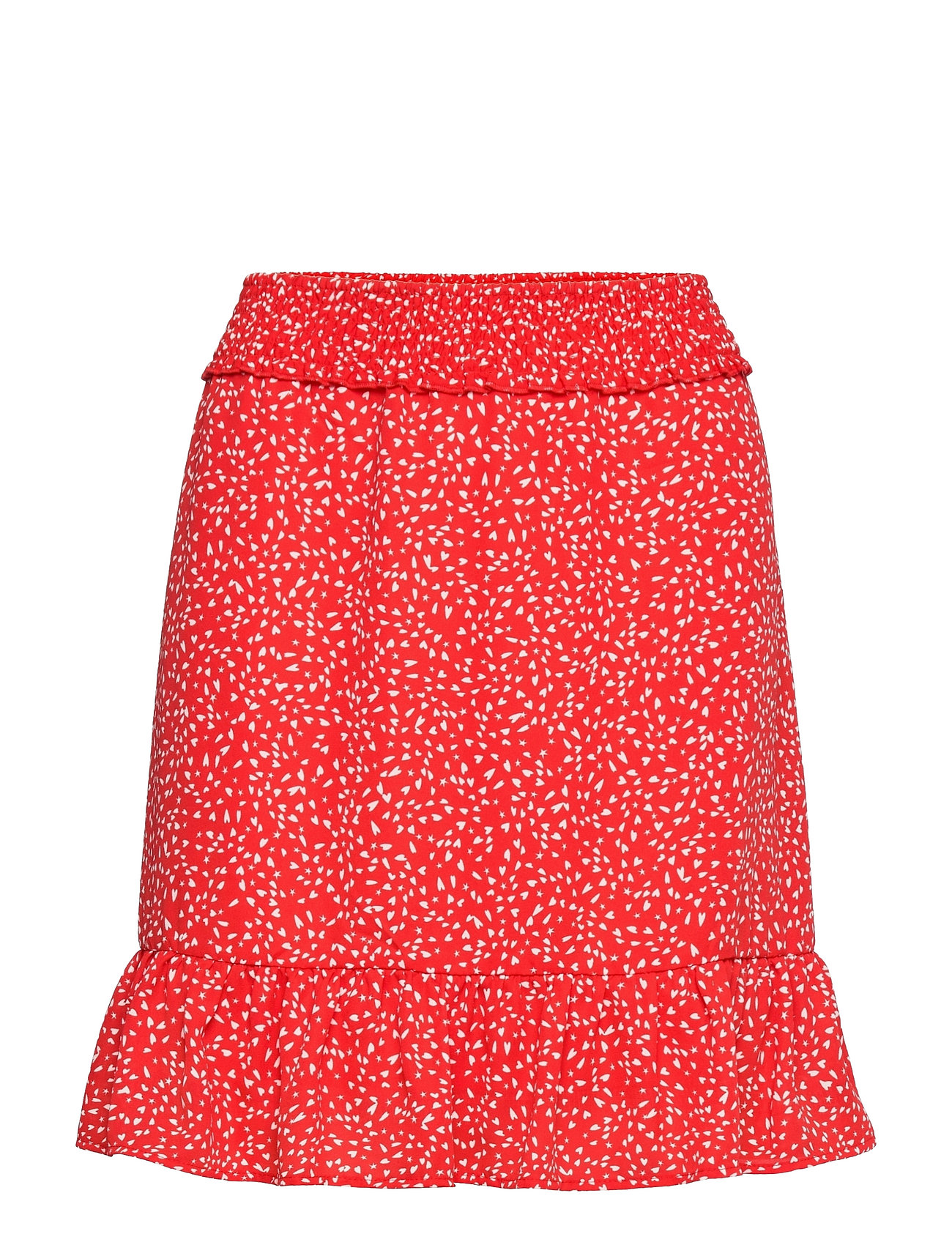 Lindex "Skirt Pixie Print And Smock Kort Nederdel Red Lindex"