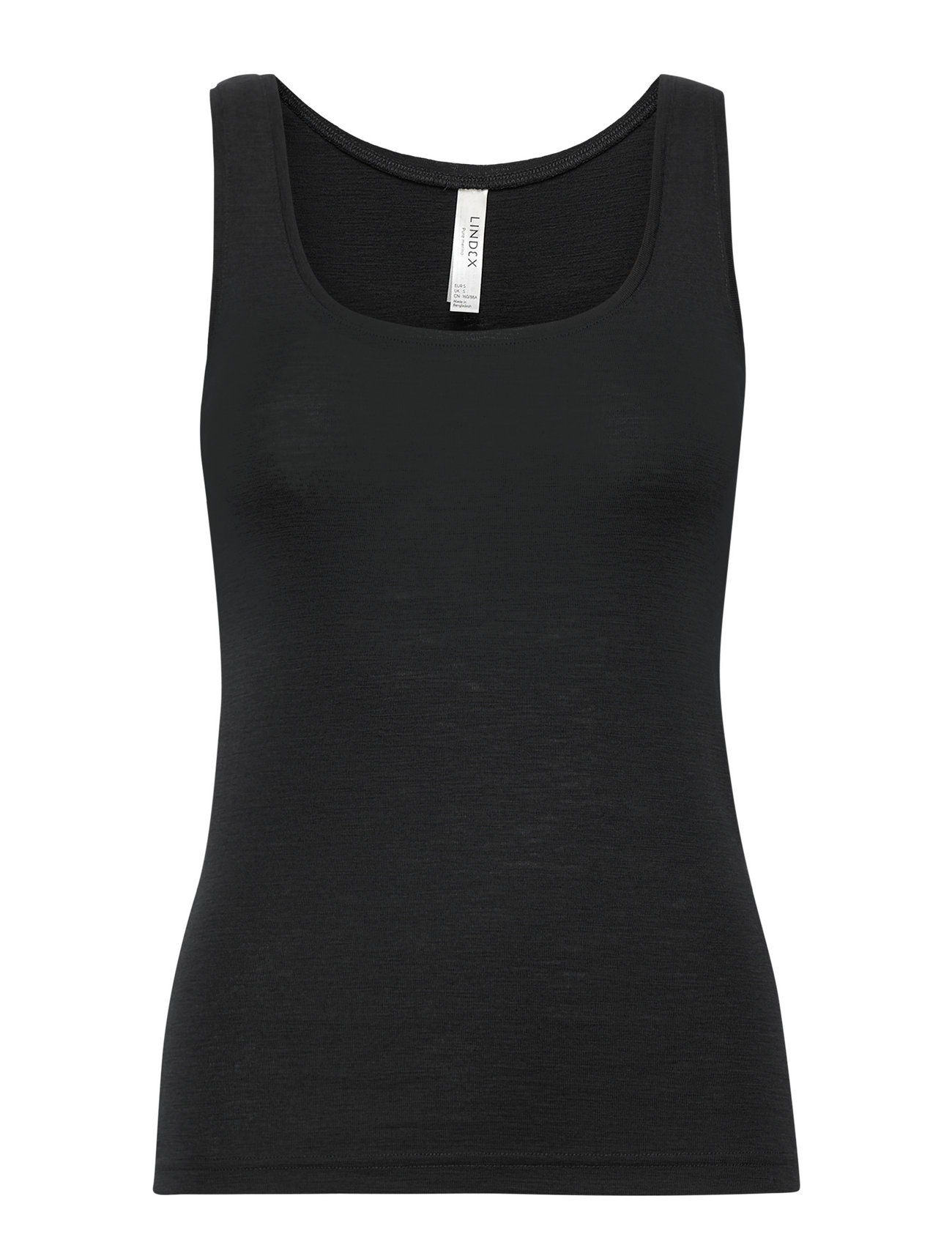 LINDEX Camisole Merino Wolle Schwarz - XXL - Damen