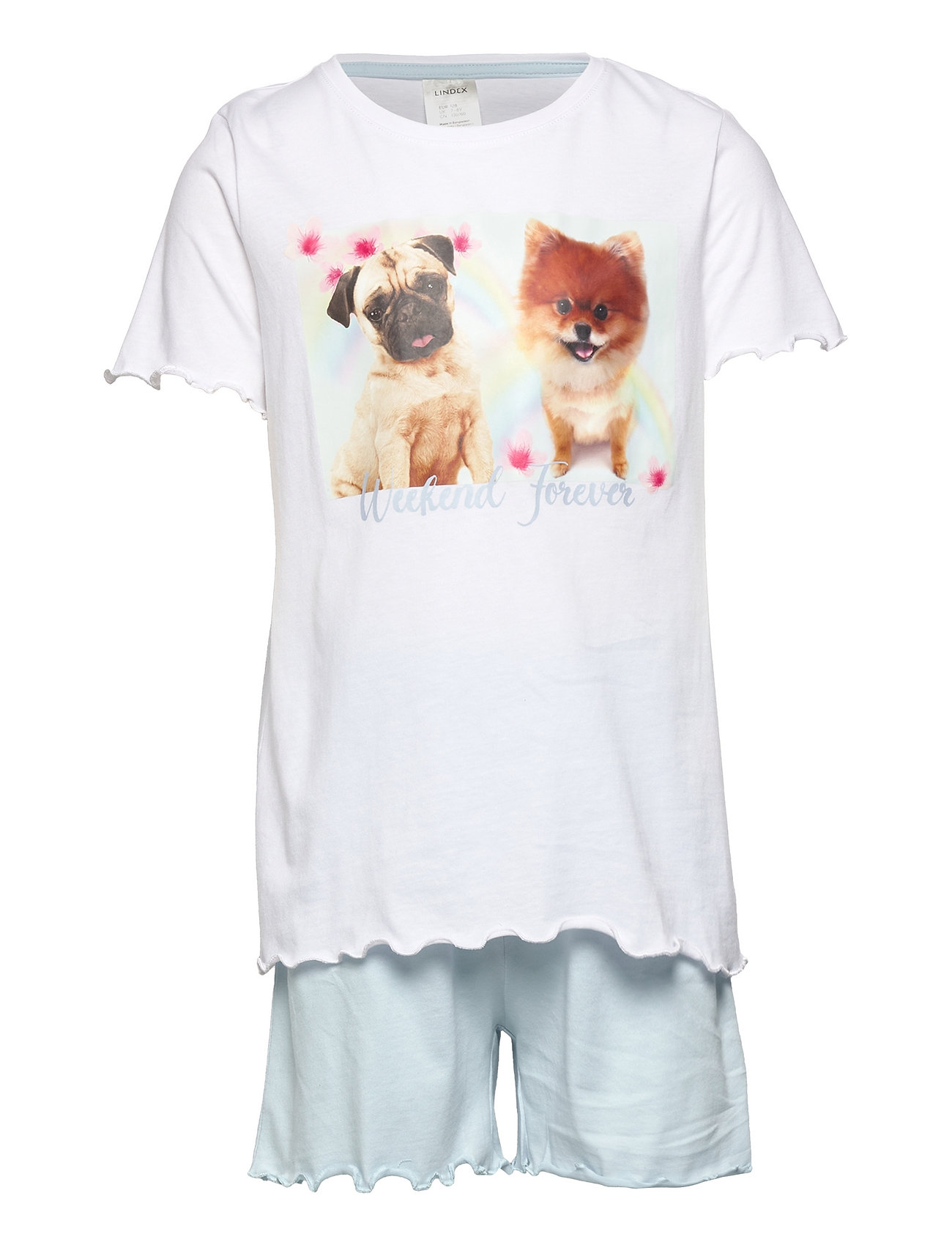 Pyjama Dogs Rainbow Pyjamas Set Vit Lindex