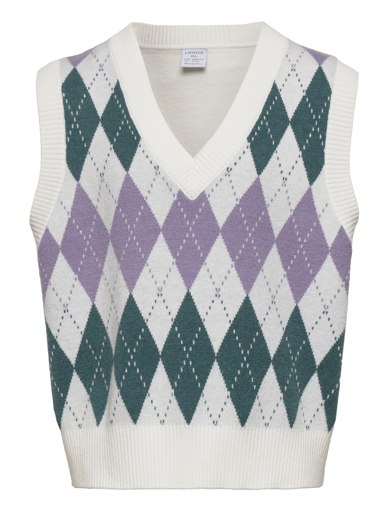 Sweater Vest Argyle Tops Vests Multi/patterned Lindex