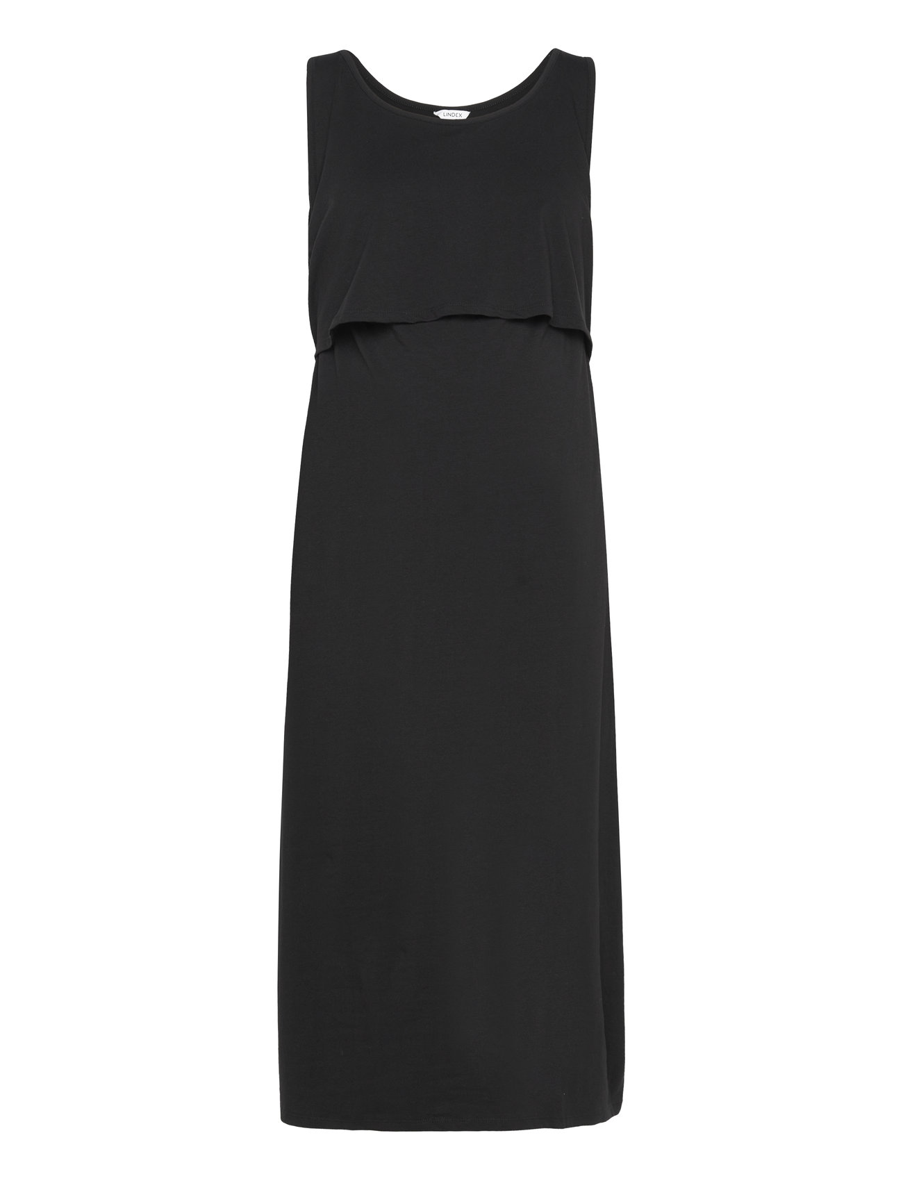 Dress Mom J S Knelang Kjole Black Lindex