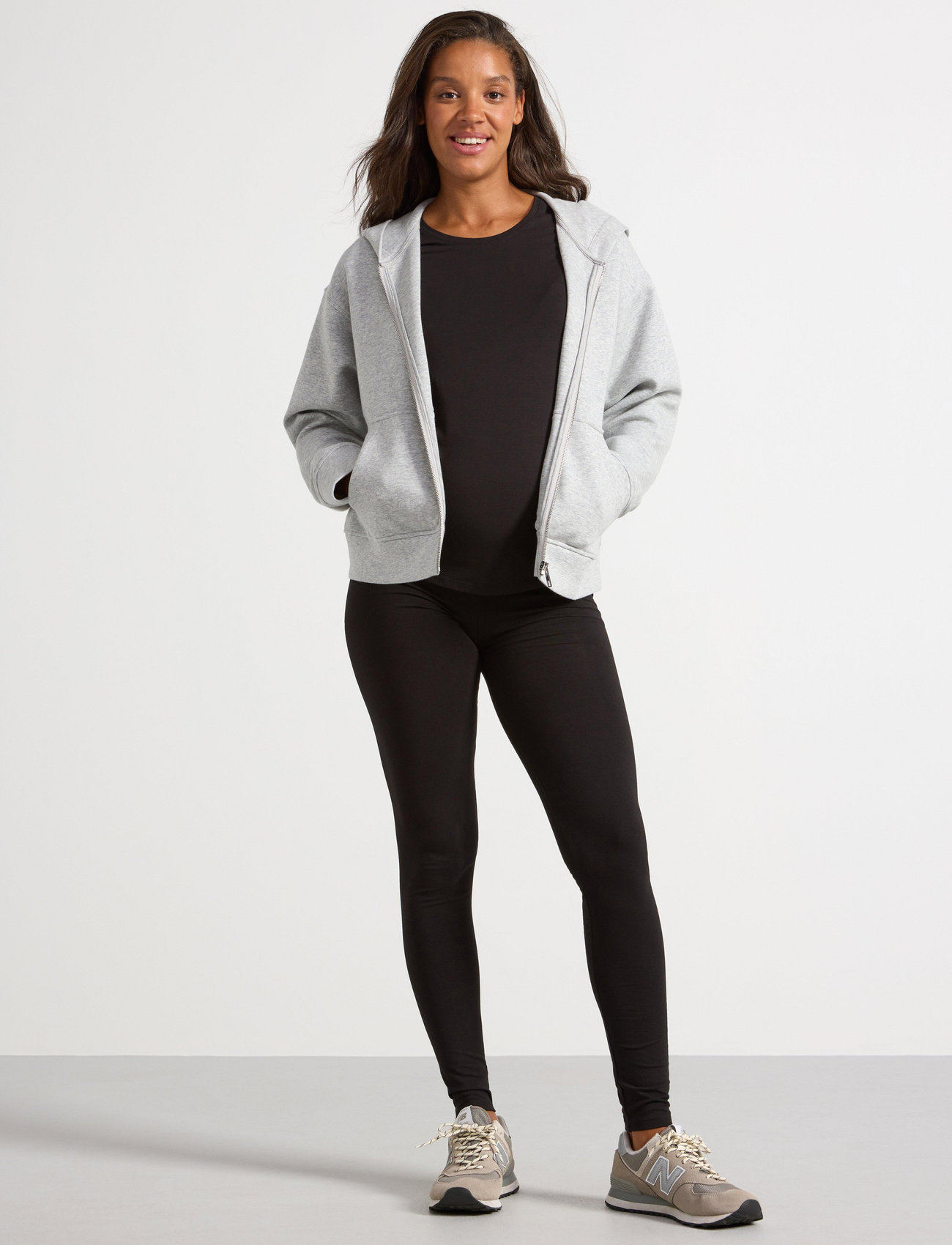 Lindex Leggings Lillian Mom, XS, Black, Underdele > Leggings, Dame