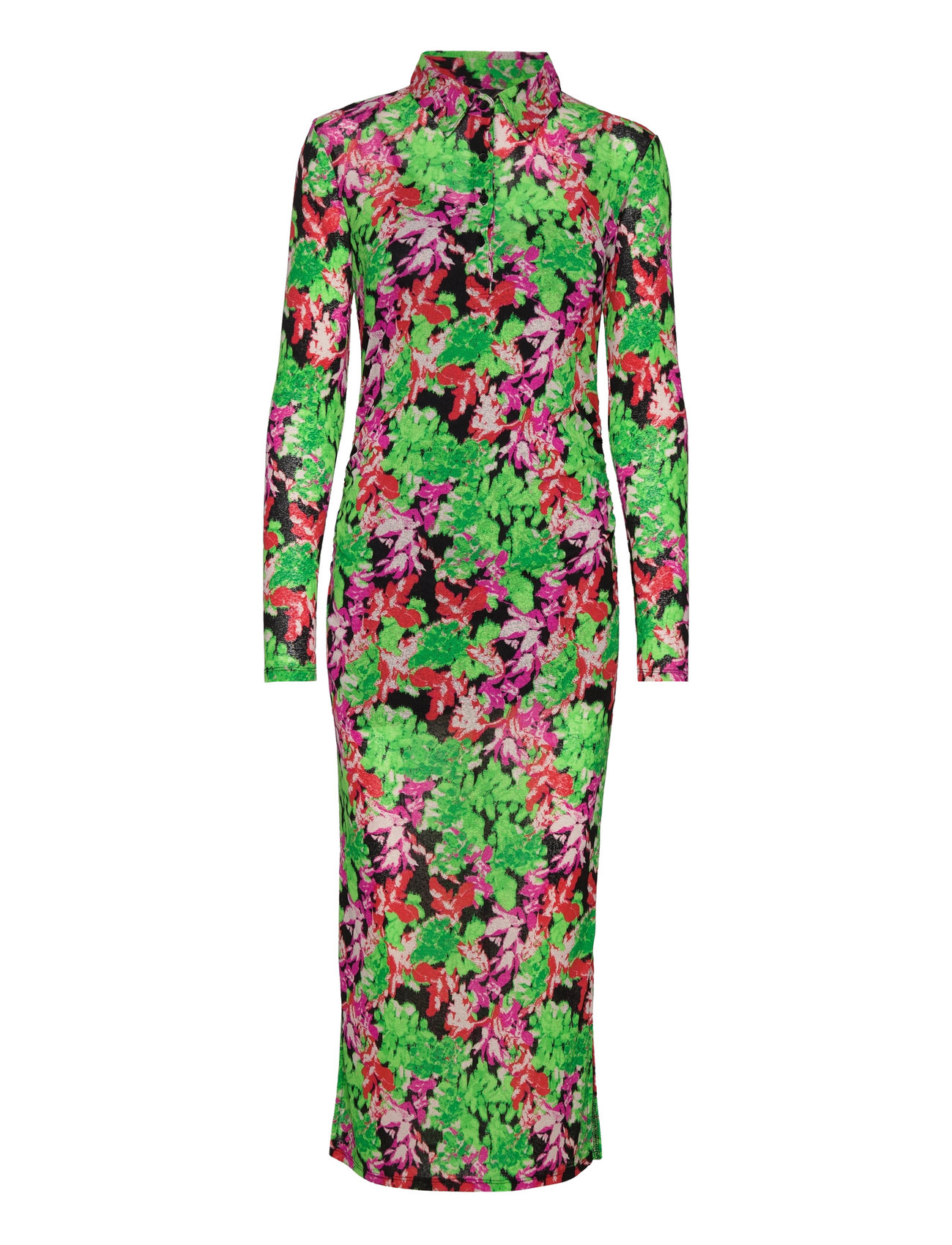 Dress Billie Aop Knelang Kjole Multi/patterned Lindex