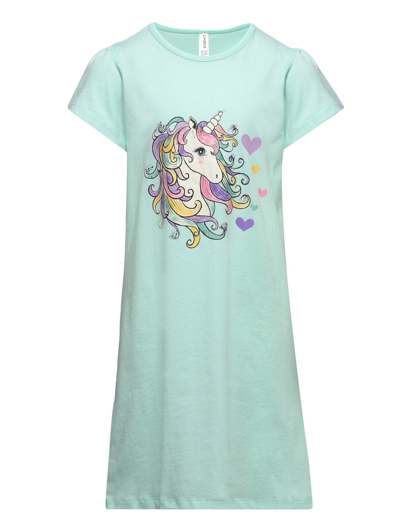 Night Dress Unicorn Strawberry Green Lindex