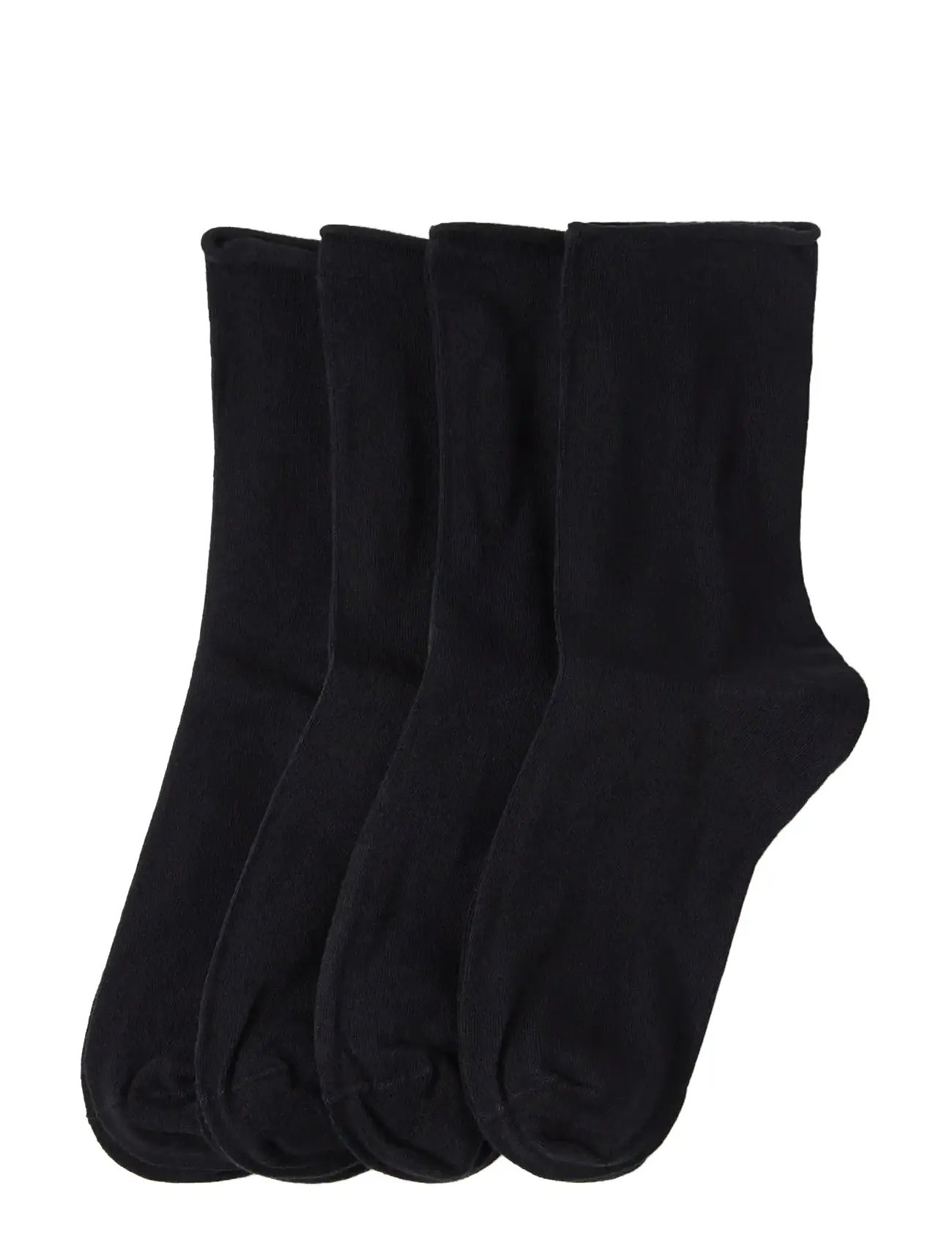 Lindex 4-Pack Socks, 36/38, Black, Sokker > Almindelige Sokker, Dame