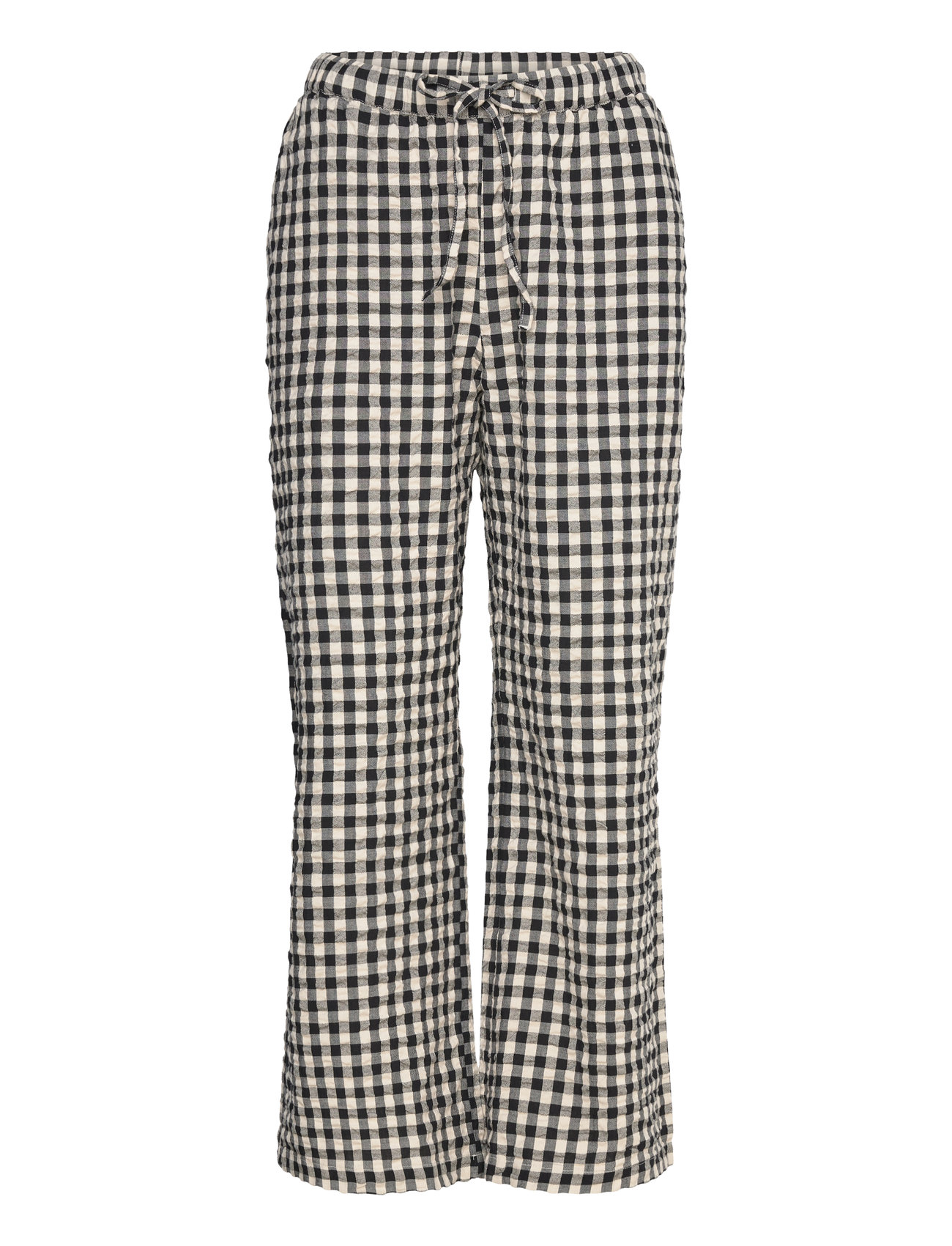 Trousers Pyjama Seersucker Pyjamasbukser Pysjbukser Black Lindex