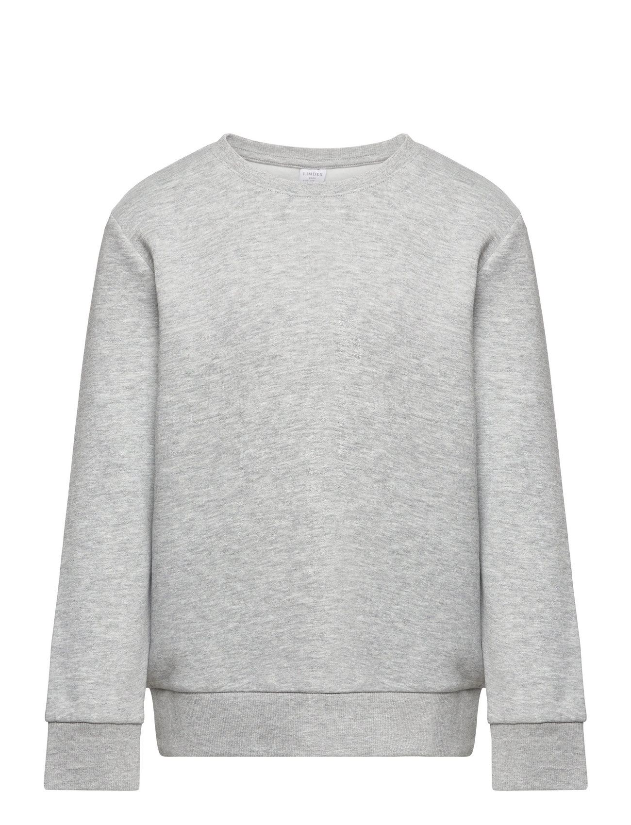 Sweatshirt Basic Melange Grey Lindex