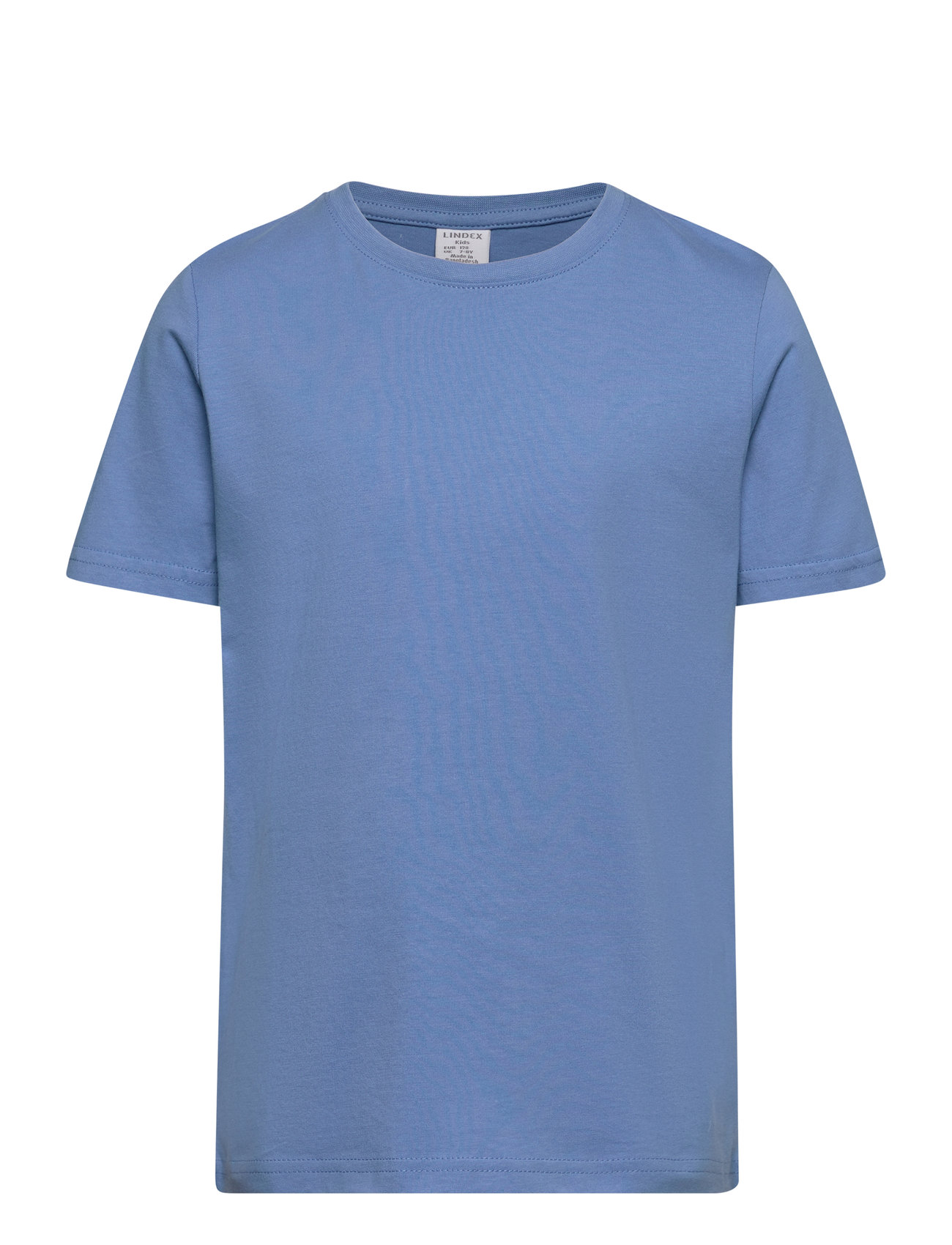 T Shirt Regular Solid Blue Lindex 68276