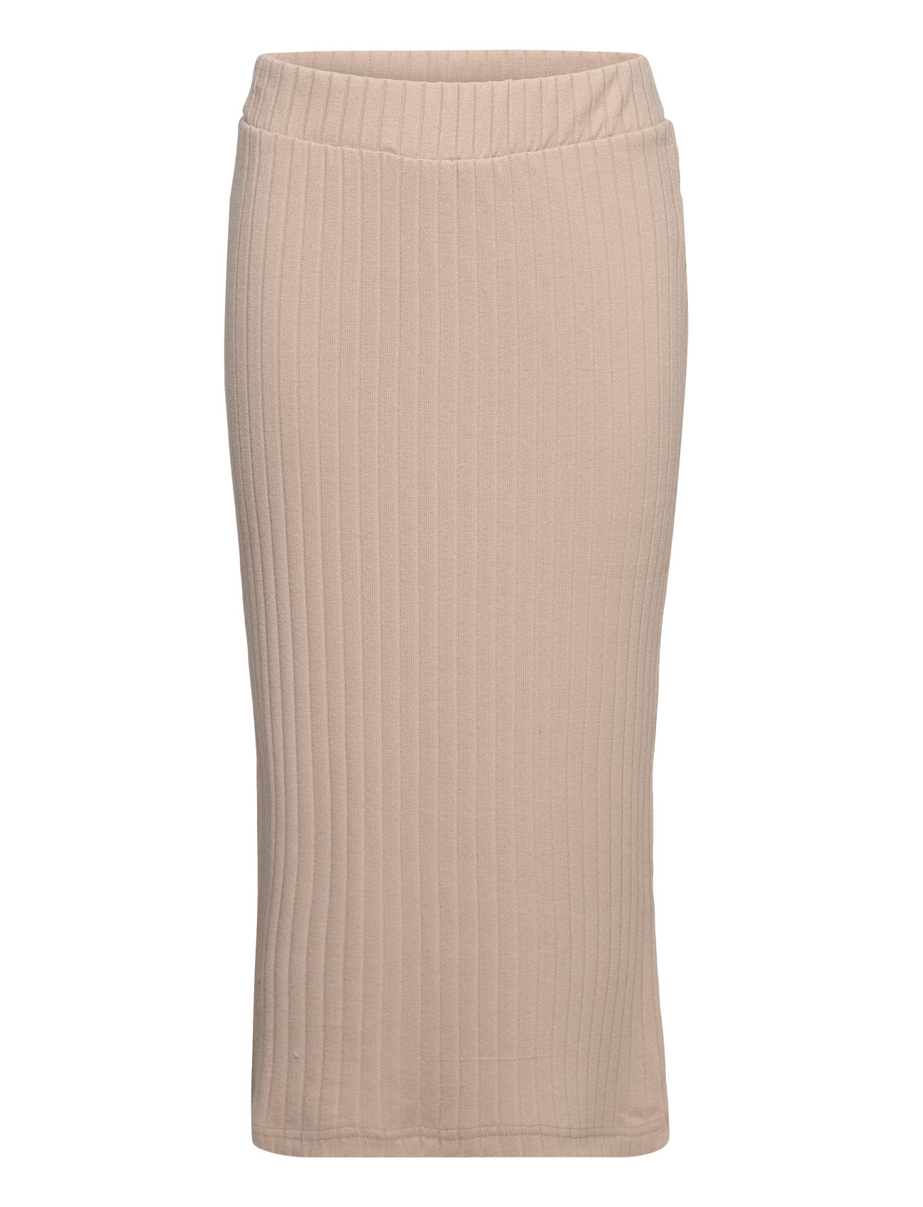 Skirt Long Rib Beige Lindex