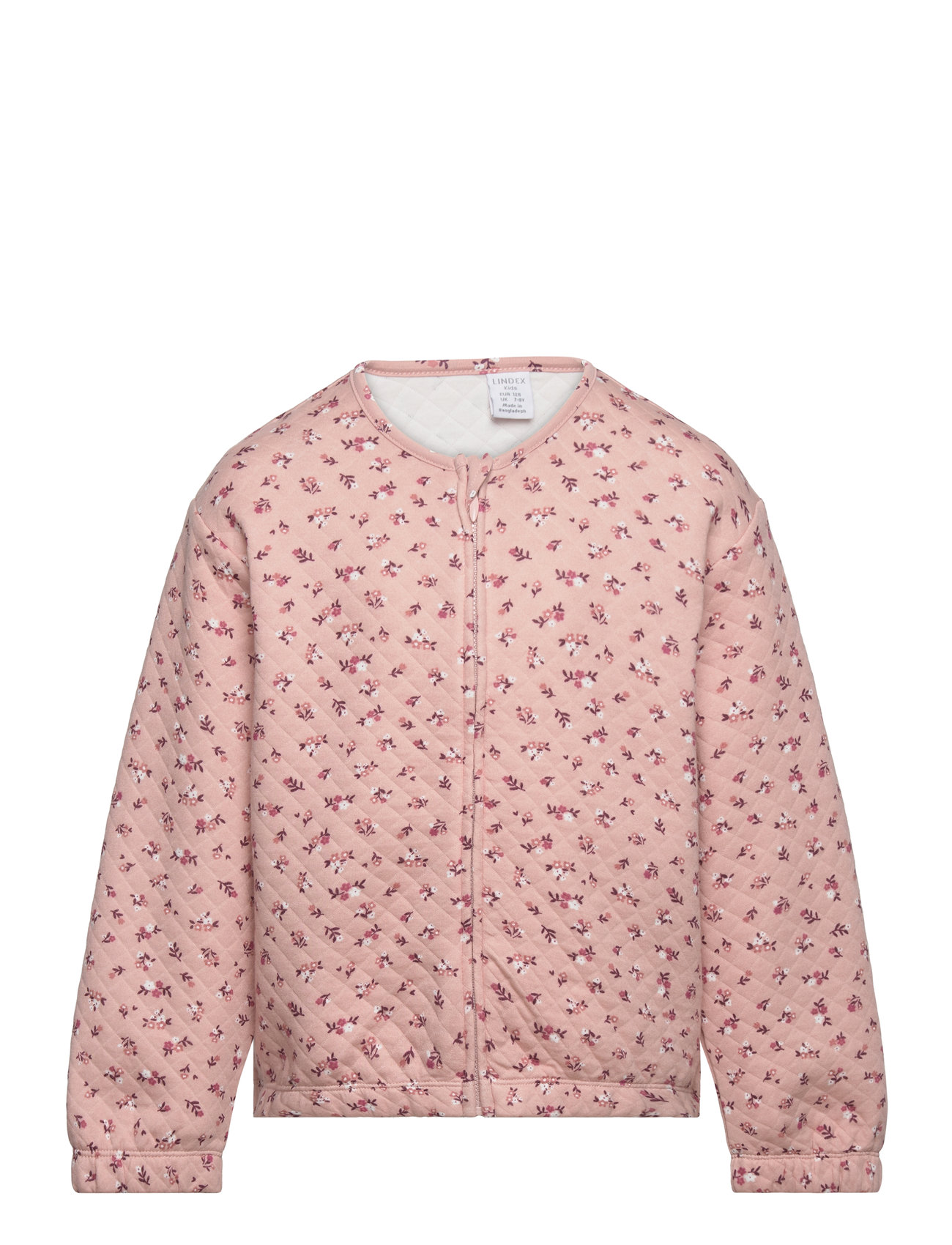 Jacket Quilted Tricot Aop Pink Lindex