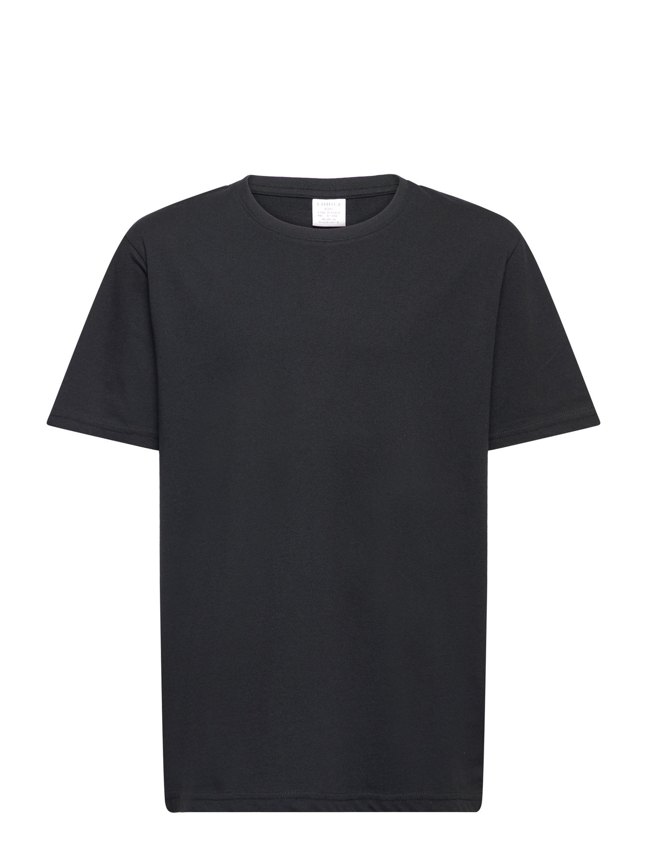 T Shirt Regular Solid Black Lindex