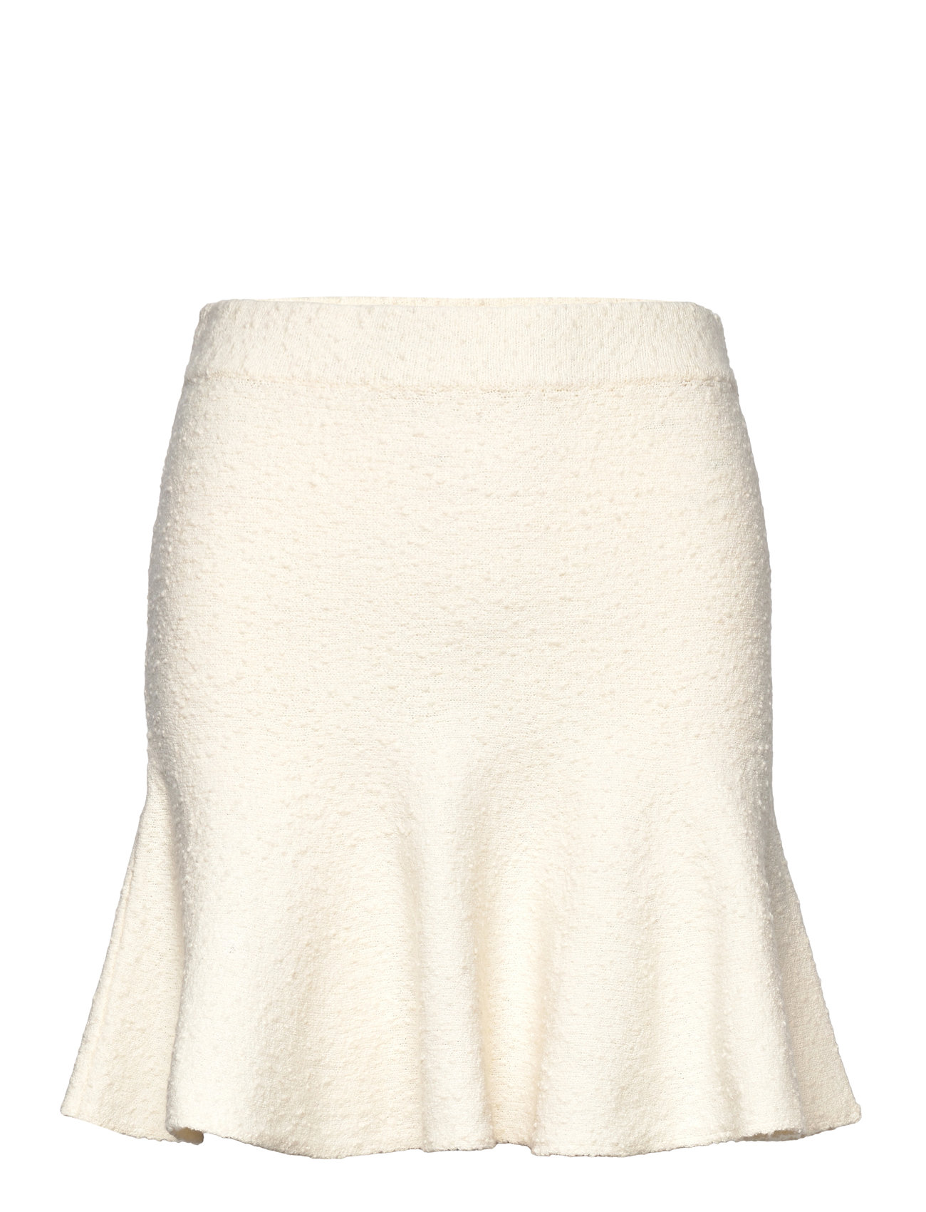 Skirt Hevina Kort Nederdel Beige Lindex