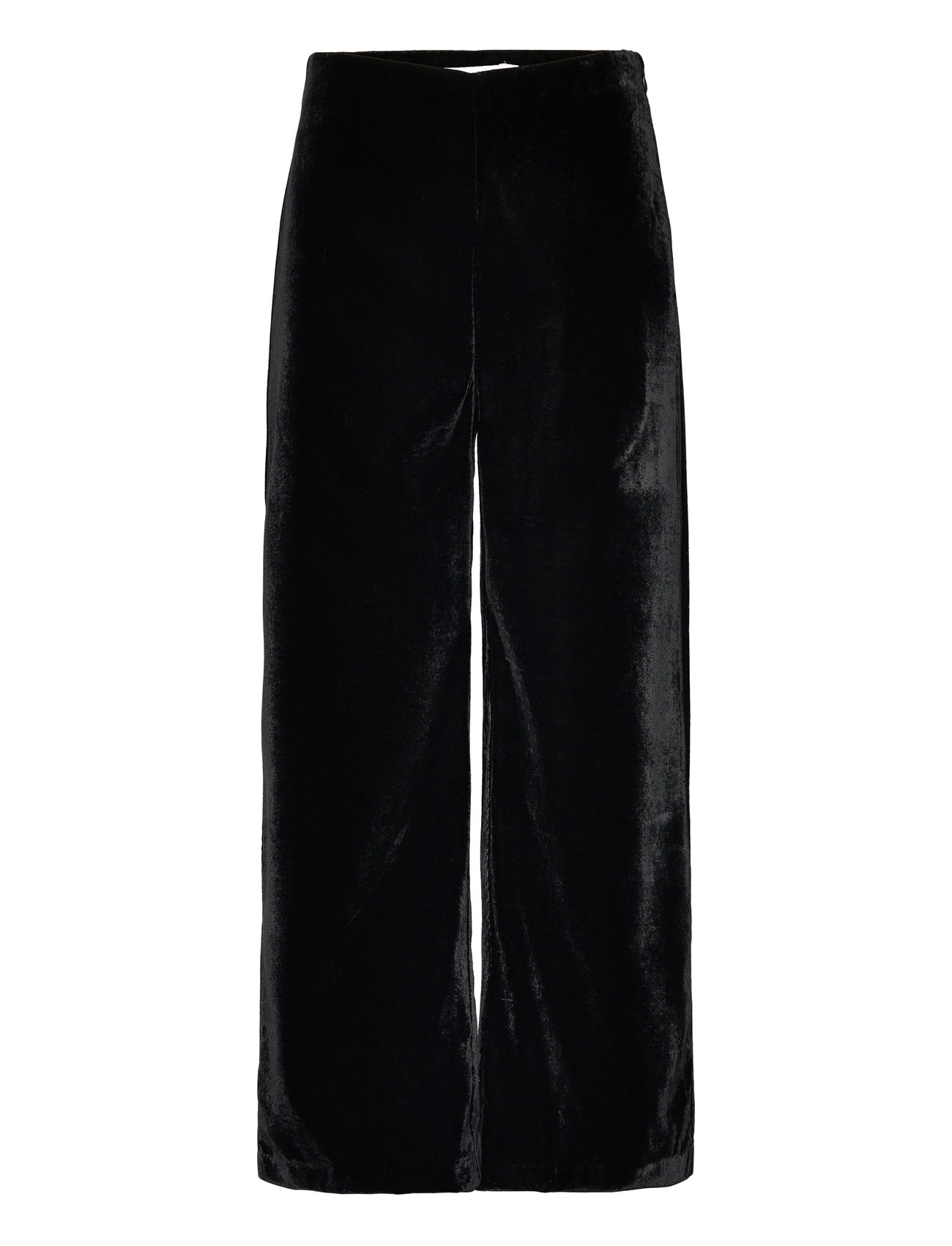 Trouser Lykke Cropped Velvet Bottoms Trousers Culottes Black Lindex