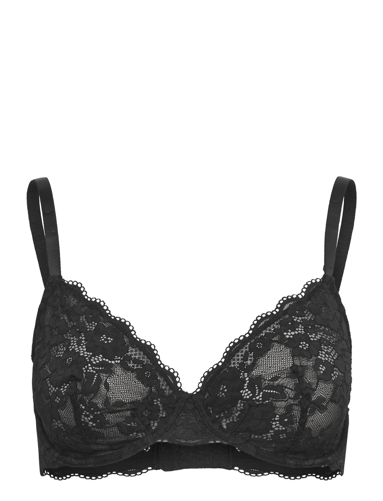 Bra Wire Bra Iris Lace Lily Lingerie Bras & Tops Wired Bras Black Lindex