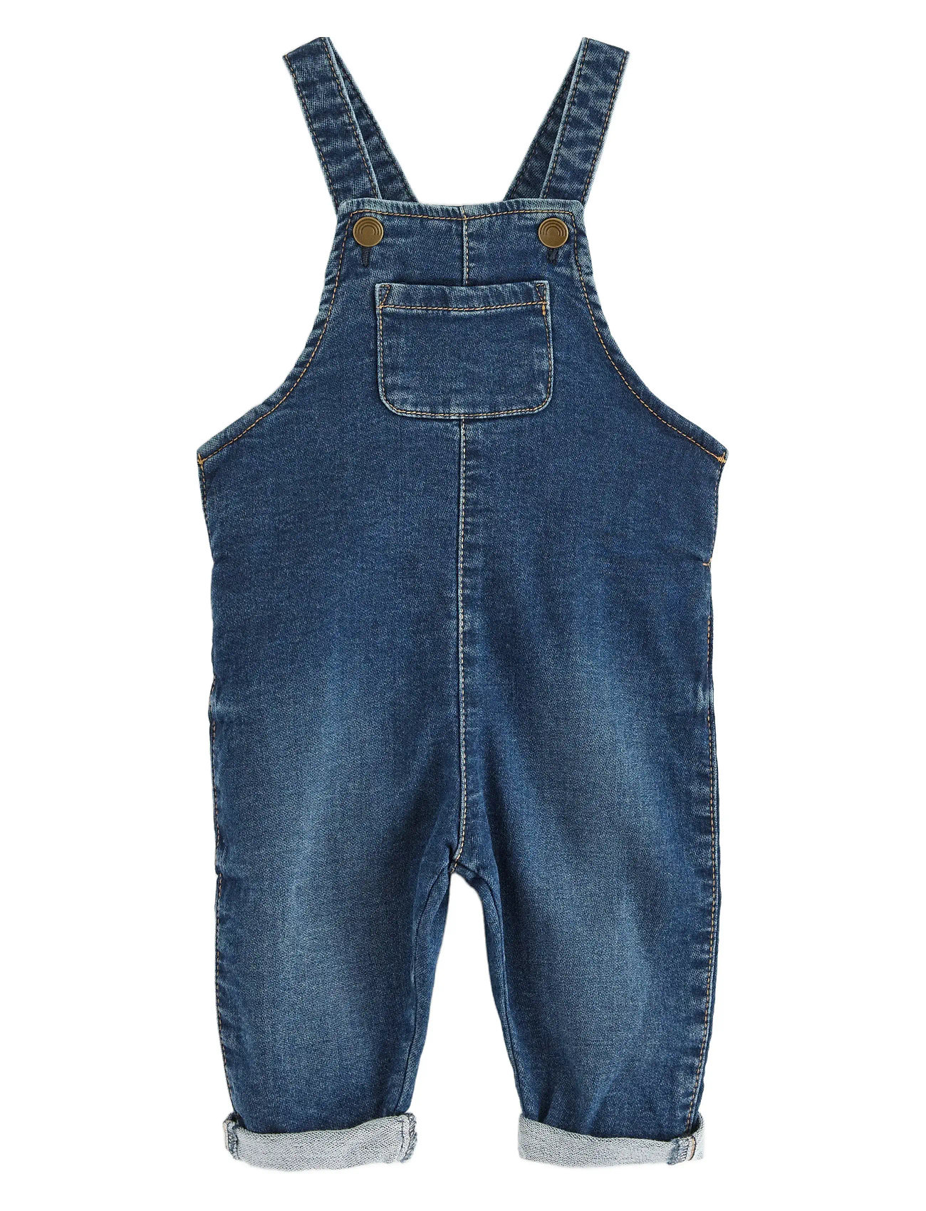 LINDEX Hosen Bib Denim Blau - 62 - Kinder