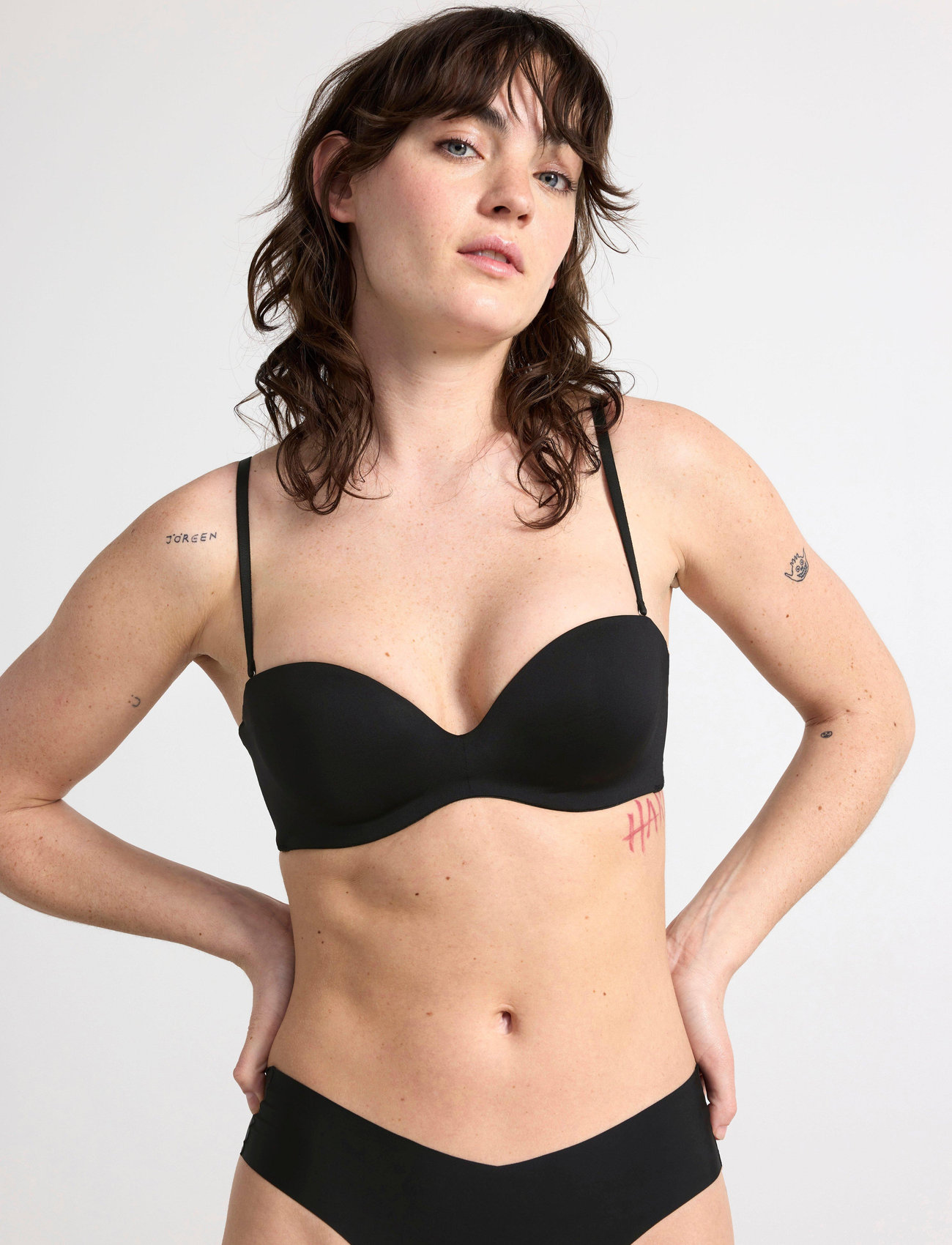 Lindex Bra Reese Strapless, B x 85, Black, Bh'Er Og Toppe > Balconette-Bh'Er, Dame