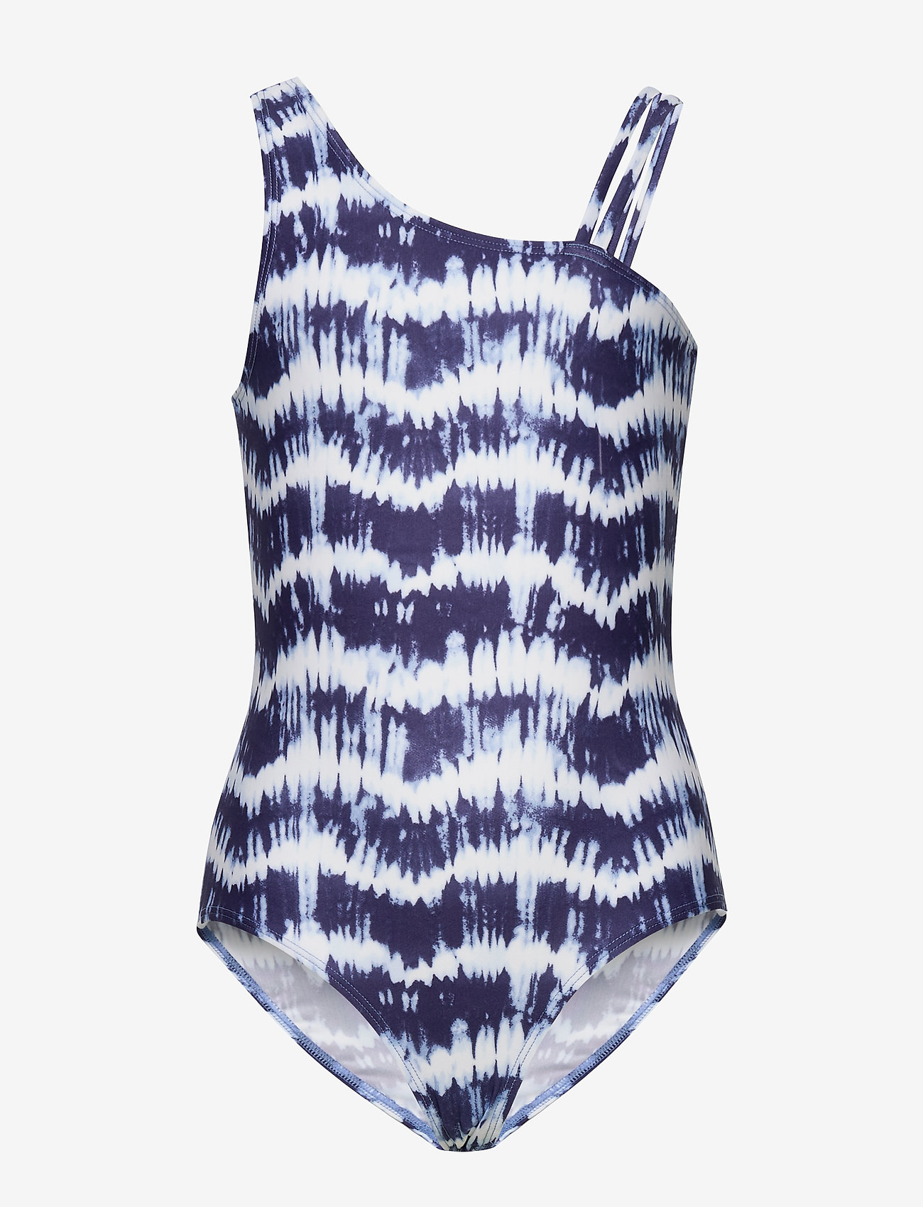 blue tie dye swimsuit