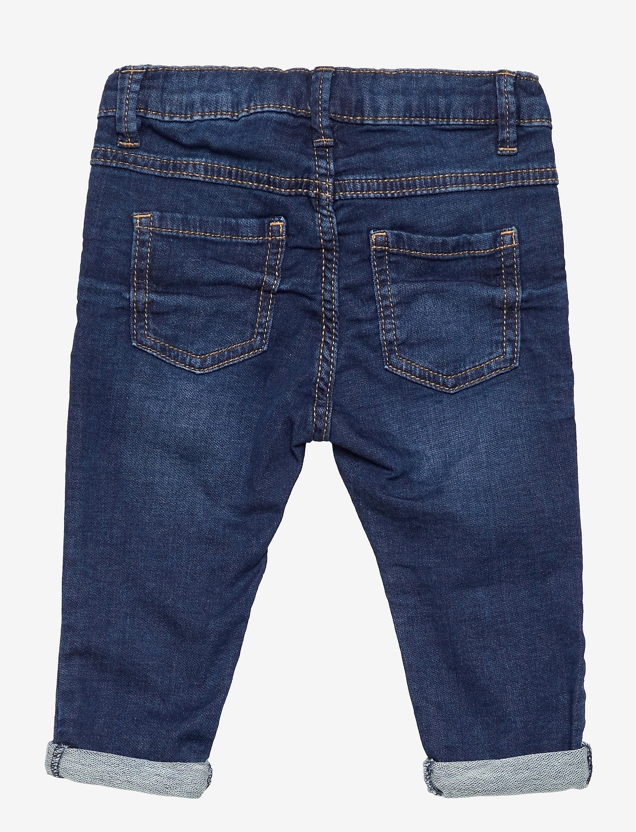 Lindex - Trousers denim jersey - pantalons - blue - 1