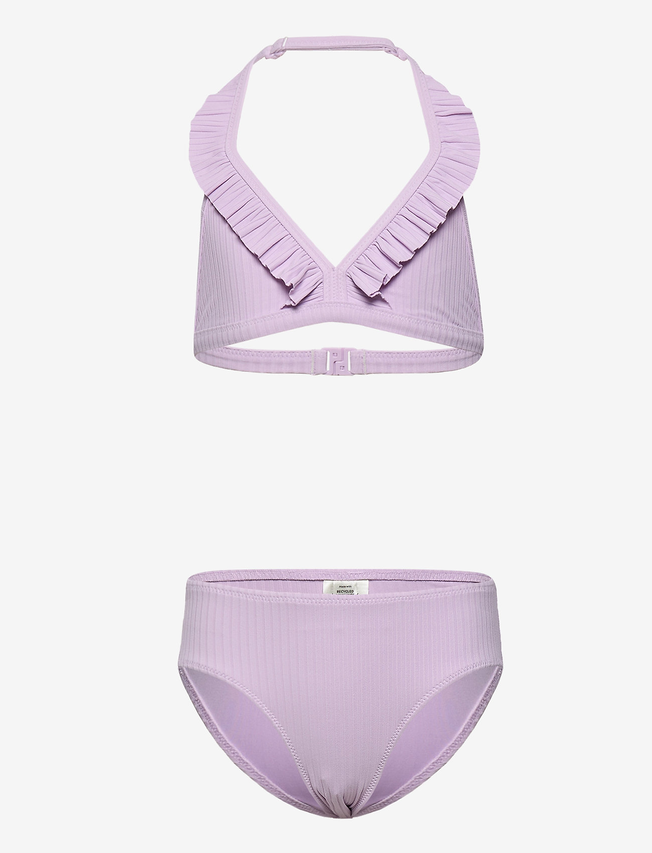 Lindex Bikini Bg Rib With Frill (Black) 189 kr