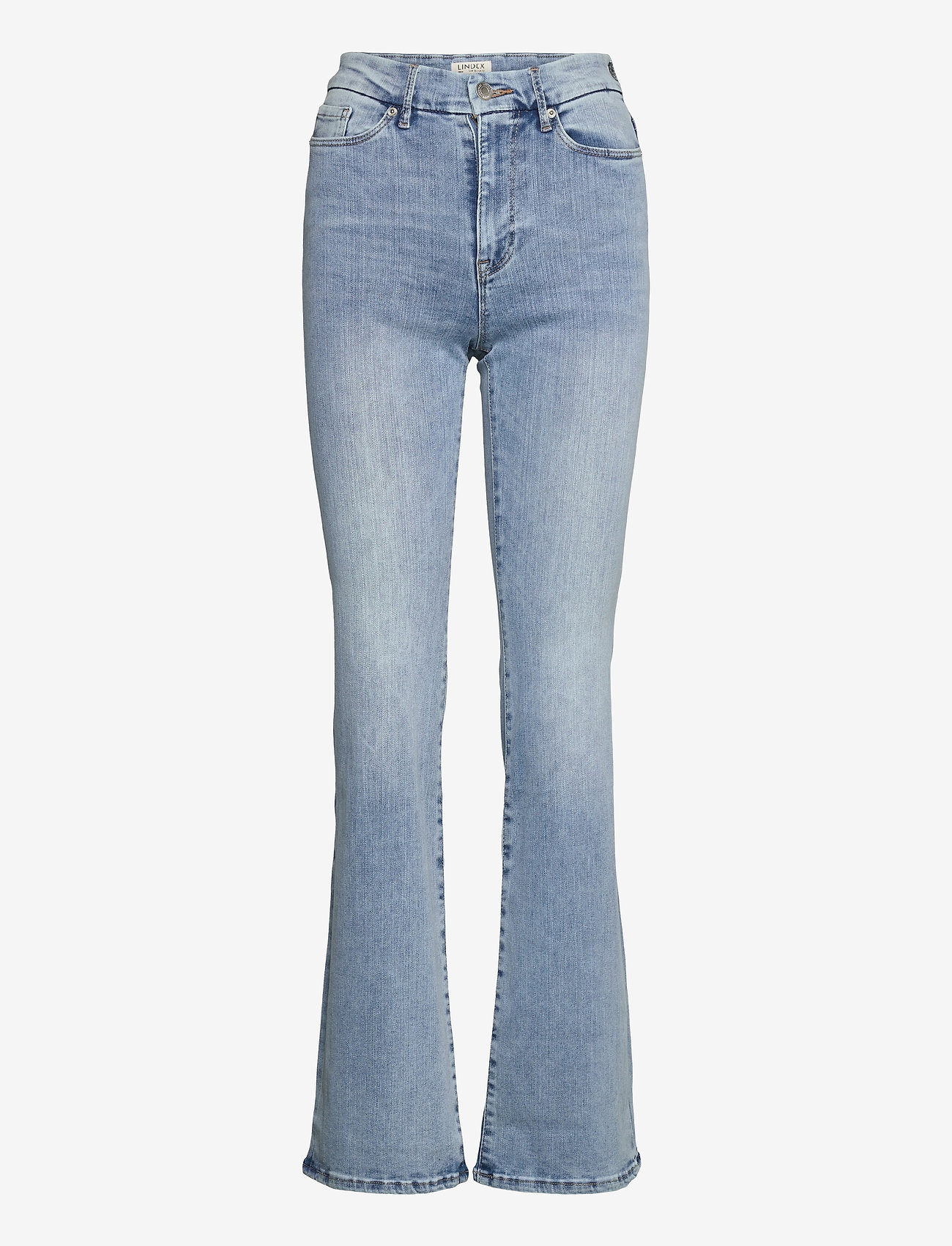 Lindex - Denim trousers Mira lt blue - utsvängda jeans - light denim - 1