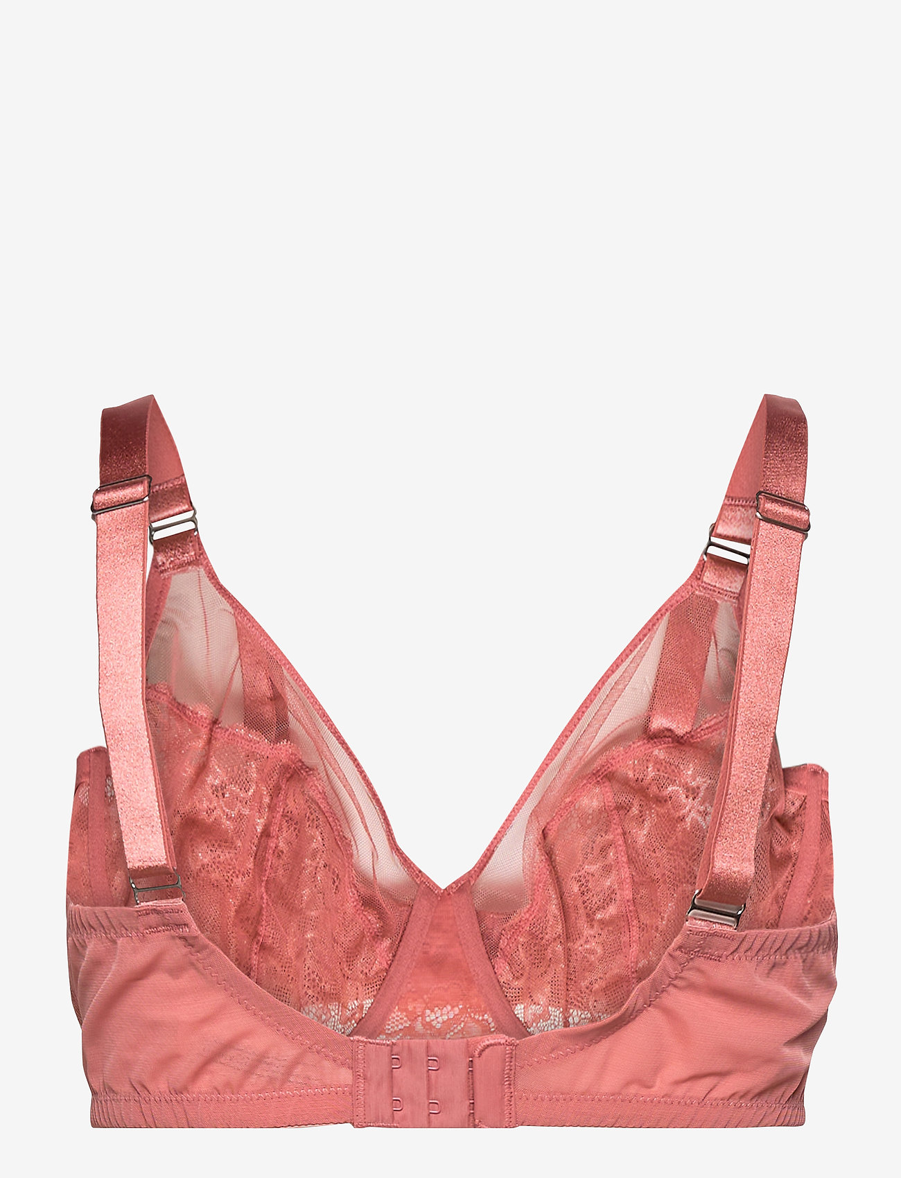 Lindex - Bra Attract Wide straps Emelie - full cup bh - pink - 1