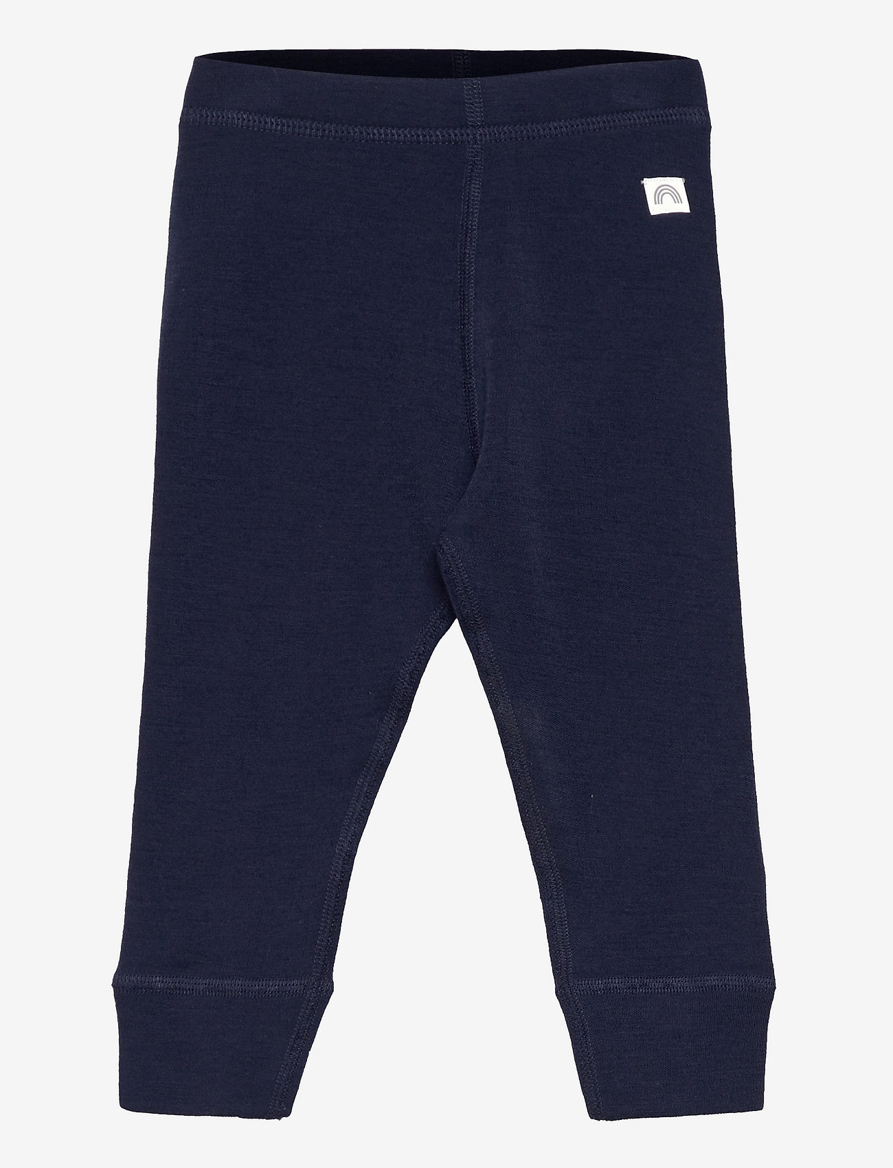 Lindex - Leggings wool baby solid - apatinės kelnės - blue - 0