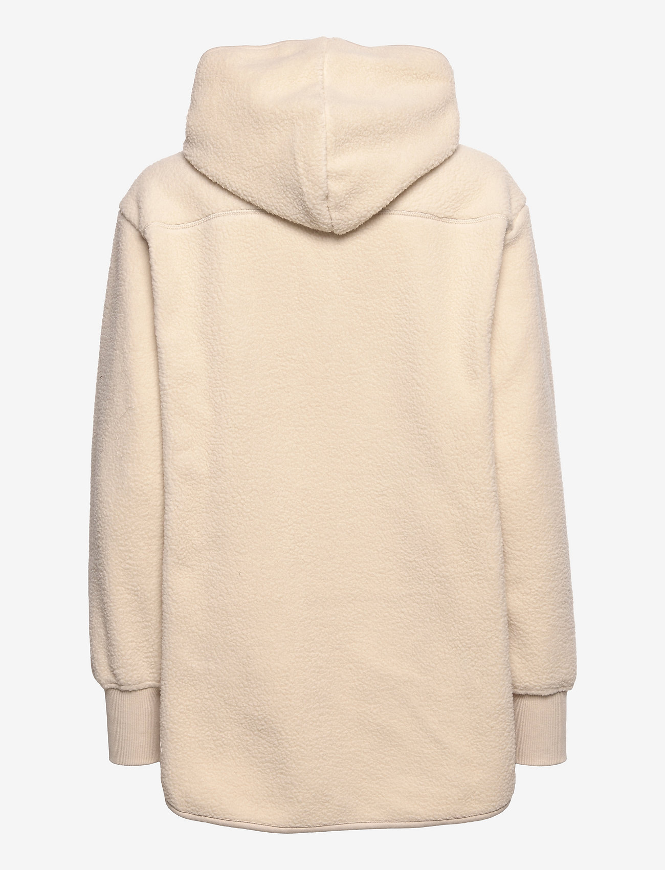 pile hooded top