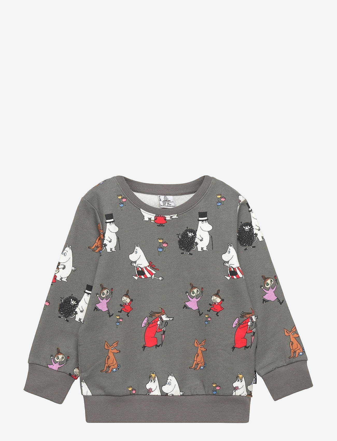 Lindex - Sweater AOP Moomin - sweat-shirt - dark dusty grey - 1