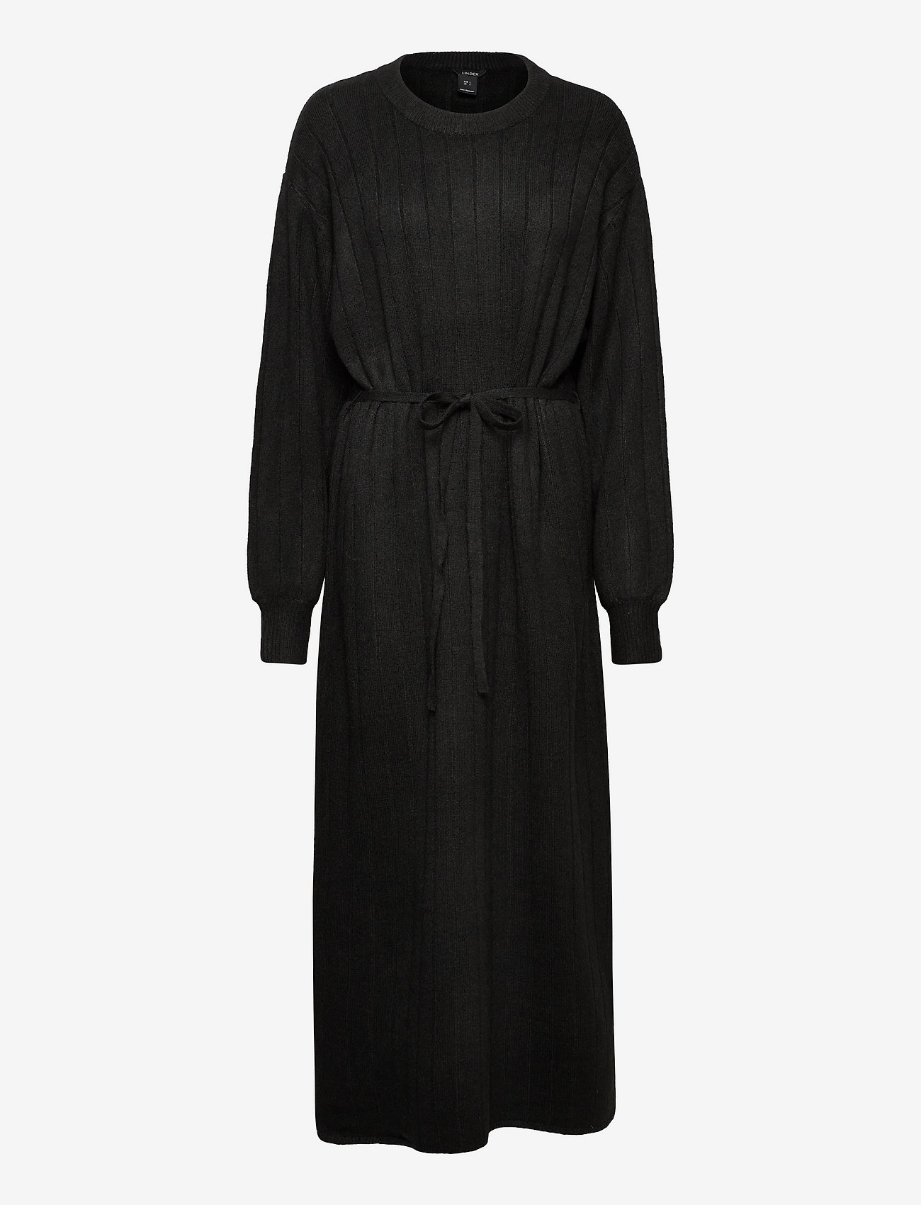 Lindex - Dress Abbi - stickade klänningar - black - 1