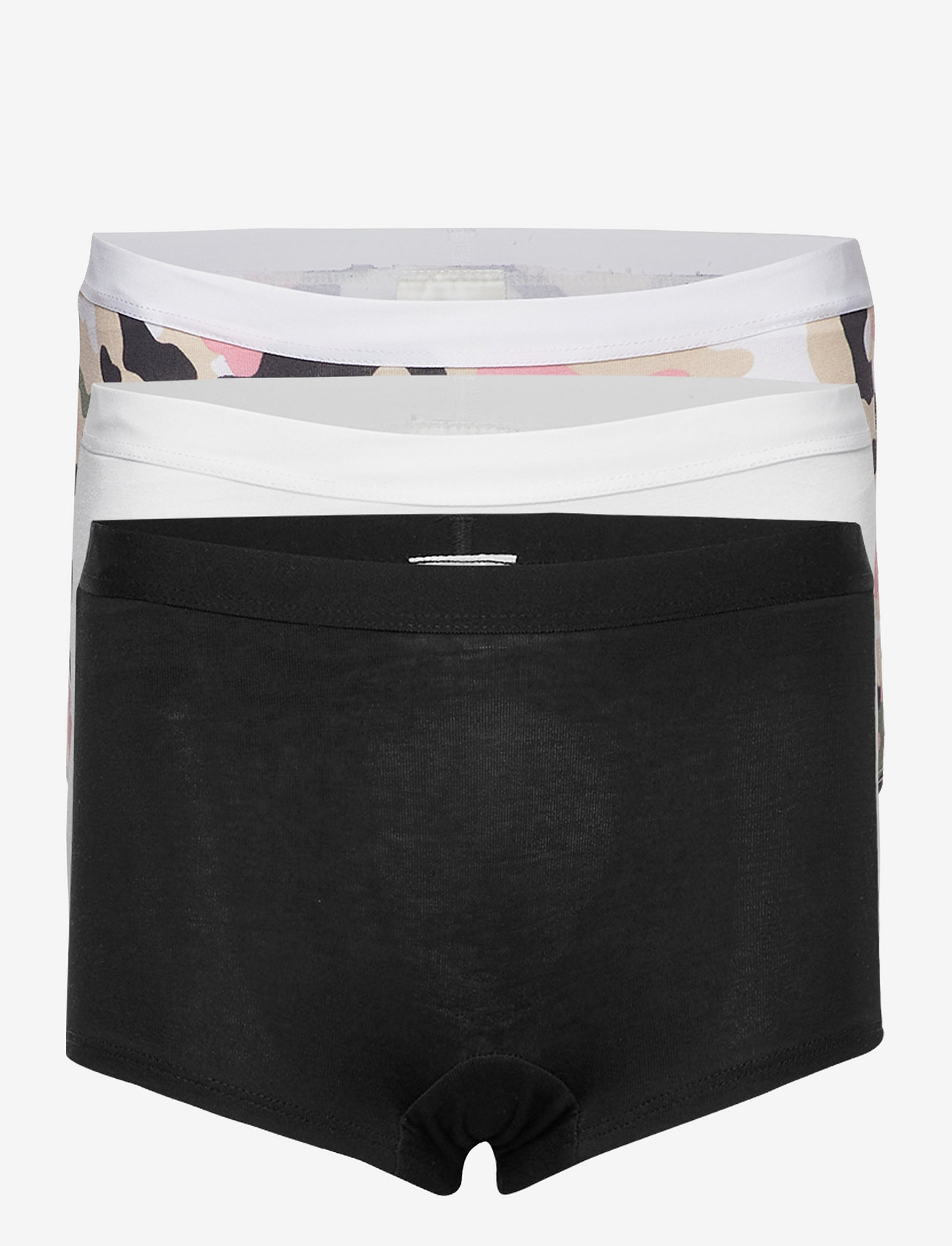 Lindex - Boxer 3 pack cameo - socks & underwear - white - 0