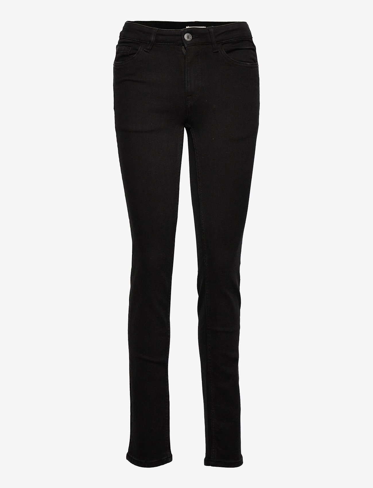 Lindex - Trouser denim Alba black - slim jeans - black - 1
