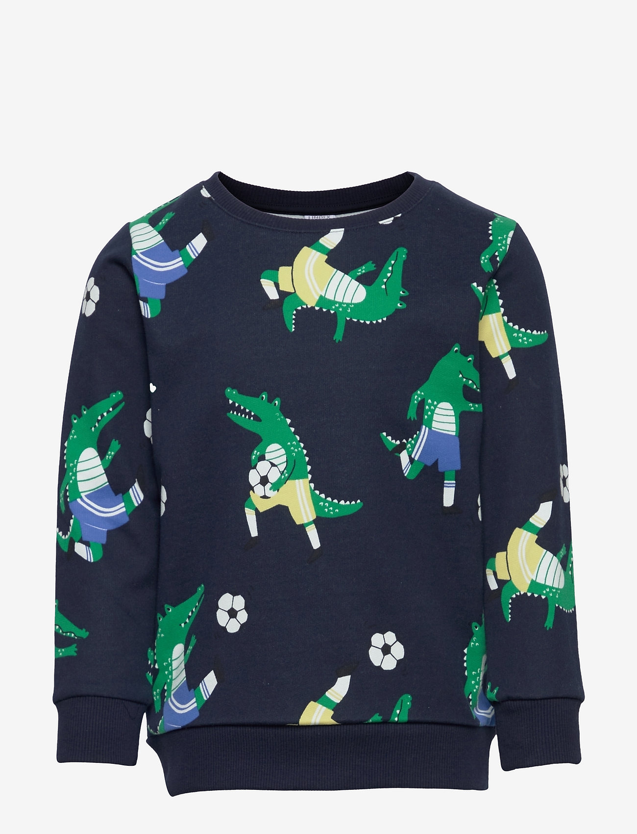 Lindex - Sweater AOP crocodile - sweatshirts - dark navy - 1