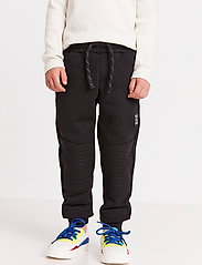 Lindex - Trousers essential Knee - sweatpants - off black - 0