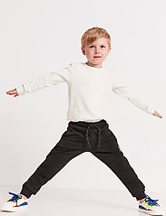 Lindex - Trousers essential Knee - sweatpants - off black - 3