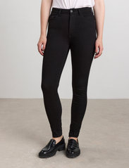 Lindex - Trousers denim Vera stay black - slim jeans - black - 0