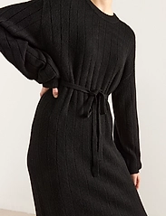 Lindex - Dress Abbi - stickade klänningar - black - 5