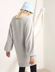 Lindex - Sweatshirt Shelpy puff sleeve - sweatshirts - grey - 0
