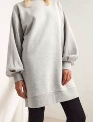 Lindex - Sweatshirt Shelpy puff sleeve - sweatshirts - grey - 5