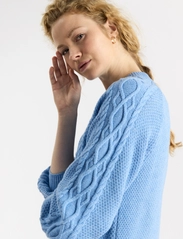Lindex - Sweater Jana cables - tröjor - blue - 8