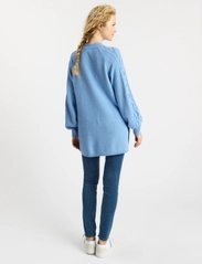 Lindex - Sweater Jana cables - tröjor - light dusty blue - 11