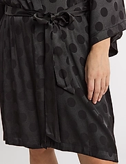 Lindex - Kimono satin jacquard - kimonos - black - 4