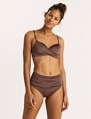 Lindex - Swim Brief Sara bikini shaping - bikini ar augstu vidukli - lilac - 4
