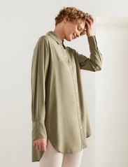 Lindex - Shirt Jane - långärmade skjortor - khaki - 5